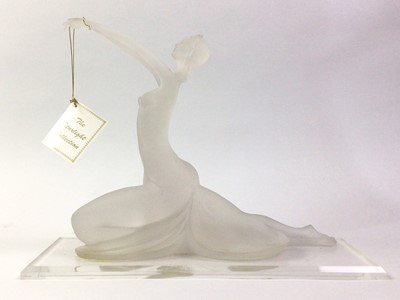 Lot 261 - FROSTED RESIN FIGURE OF A DANCER