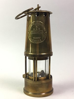 Lot 389 - BRASS MINER'S LAMP, TYPE 6 ECCLES