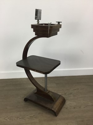 Lot 397 - ART DECO MAHOGANY SMOKER'S STAND