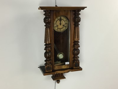 Lot 399 - VIENNA STYLE WALL CLOCK