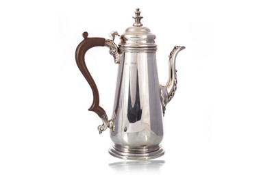 Lot 1385 - ELIZABETH II SILVER COFFEE POT