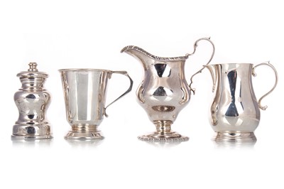 Lot 1387 - ELIZABETH II SILVER CREAM JUG