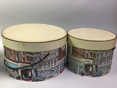 Lot 495 - THREE COPELAND AND LYE VINTAGE HAT BOXES