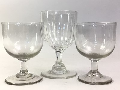 Lot 531 - COLLECTION OF GEORGIAN DRINKING GLASSES