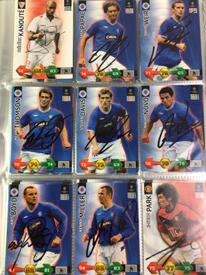 Lot 518 - GROUP OF FOOTBALL TRADING CARDS