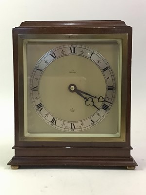 Lot 322 - ELLIOT MAHOGANY MANTEL CLOCK