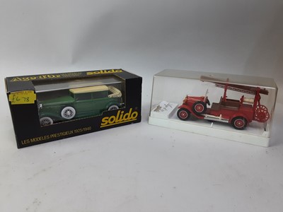 Lot 558 - GROUP OF SOLIDO MODEL VEHICLES