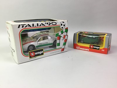 Lot 561 - GROUP OF BBURAGO MODEL VEHICLES