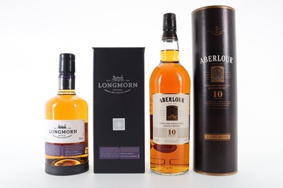 Lot 233 - ABERLOUR 10 YEAR OLD 1L AND LONGMORN DISTILLER'S CHOICE