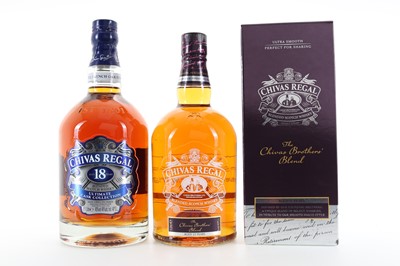 Lot 238 - CHIVAS REGAL 18 YEAR OLD 1L AND THE CHIVAS BROTHERS' BLEND 1L