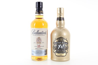 Lot 74 - CHIVAS REGAL 15 YEAR OLD 75CL AND BALLANTINE'S 15 YEAR OLD