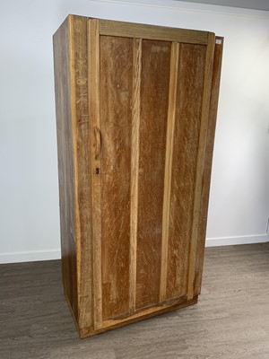 Lot 609 - IN THE MANNER OF HEALS, LIMED OAK WARDROBE