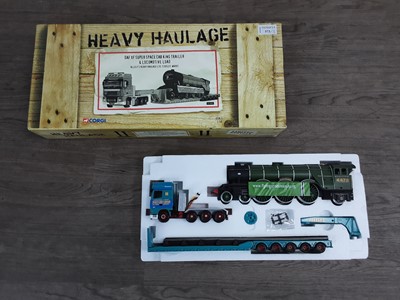 Lot 573 - GROUP OF THREE CORGI LIMITED EDITION HEAVY HAULAGE LORRYS