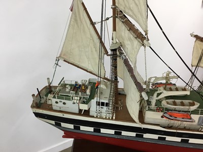 Lot 16 - LARGE REMOTE CONTROL MODEL OF THE SAILING SHIP STAVROS S NIARCHOS