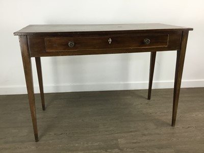 Lot 665 - MAHOGANY HALL TABLE