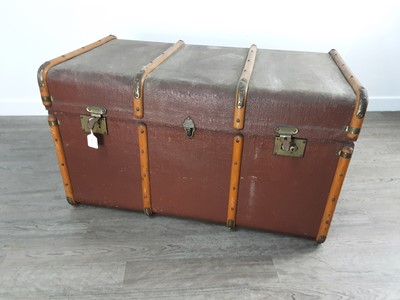 Lot 726 - TWO TRAVEL TRUNKS