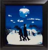 Lot 67 - * MALCOLM DICKSON, THE UNKNOWN HOUR oil on...