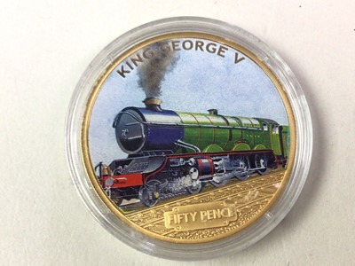 Lot 779 - THE CELEBRATION OF STEAM LOCOMOTIVES COIN COLLECTION