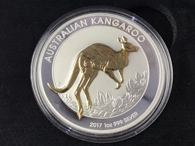 Lot 780 - 2017 AUSTRALIA SILVER KANGAROO COIN SET