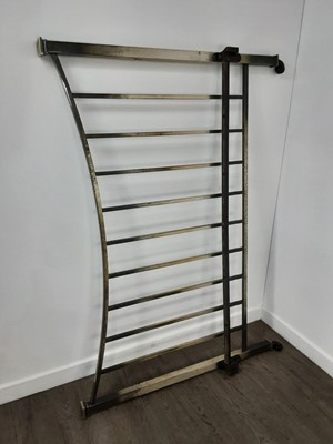 Lot 753 - BRASS DOUBLE BEDSTEAD