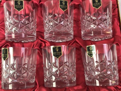 Lot 792 - SET OF SIX EDINBURGH CRYSTAL GLASS TUMBLERS