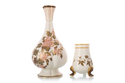 Lot 1355 - ROYAL WORCESTER, TWO AESTHETIC PERIOD VASES