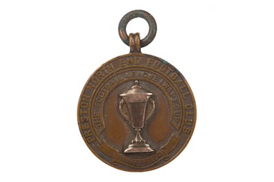 Lot 1716a - JAMES TAYLOR OF PRESTON NORTH END F.C., IMPORTANT FOOTBALL LEAGUE (WAR) CUP BRONZE MEDAL