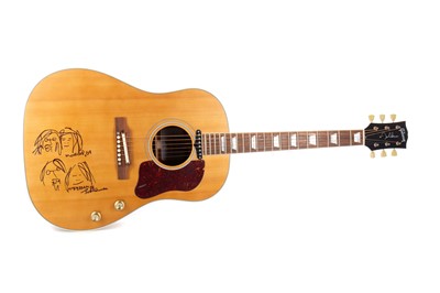 Lot 996 - JOHN LENNON INTEREST, RARE GIBSON 70TH ANNIVERSARY MUSEUM MODEL SEMI-ACOUSTIC GUITAR