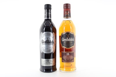 Lot 241 - GLENFIDDICH 12 YEAR OLD CAORAN RESERVE AND GLENFIDDICH 15 YEAR OLD SOLERA