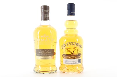 Lot 242 - OLD PULTENEY 12 YEAR OLD AND TOMATIN LEGACY