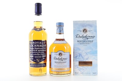 Lot 259 - ROYAL LOCHNAGAR 12 YEAR OLD AND DALWHINNIE WINTER'S GOLD