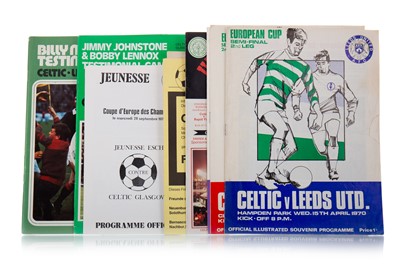 Lot 1710 - CELTIC F.C., COLLECTION OF PROGRAMMES
