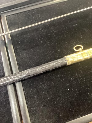 Lot 4 - BRITISH ROYAL NAVAL OFFICER'S DRESS SWORD