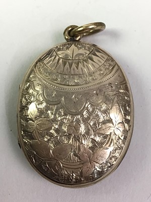 Lot 42 - GOLD PLATED POCKET WATCH