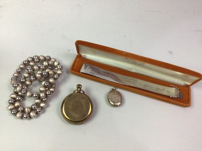 Lot 42 - GOLD PLATED POCKET WATCH