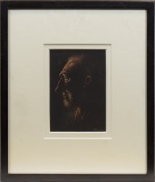 Lot 102 - * PETER HOWSON OBE, HEAD STUDY pastel on paper,...