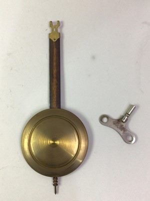 Lot 195 - EDWARDIAN WALL CLOCK