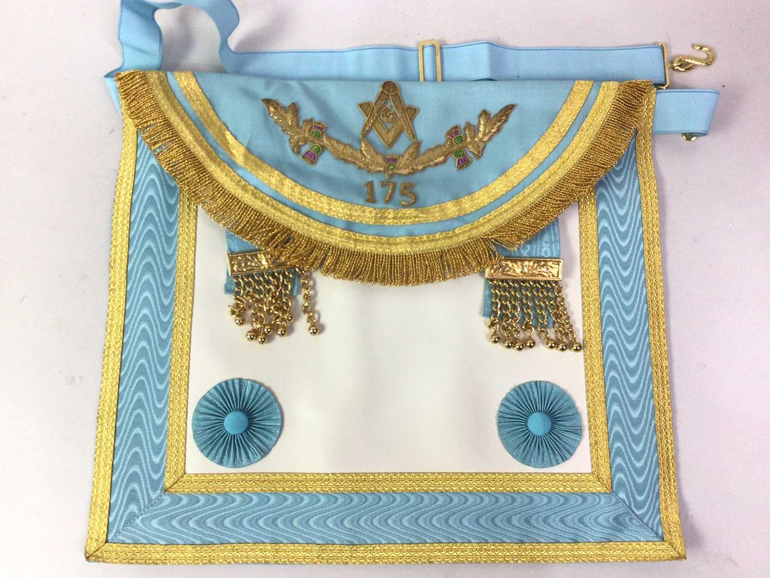 Lot 64 - TWO MASONIC APRONS
