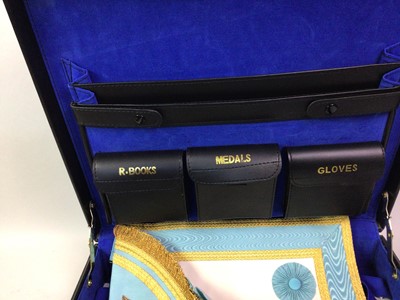 Lot 64 - TWO MASONIC APRONS