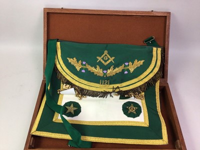 Lot 64 - TWO MASONIC APRONS