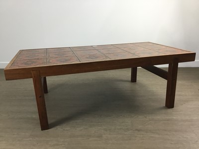 Lot 89 - TILE TOPPED COFFEE TABLE