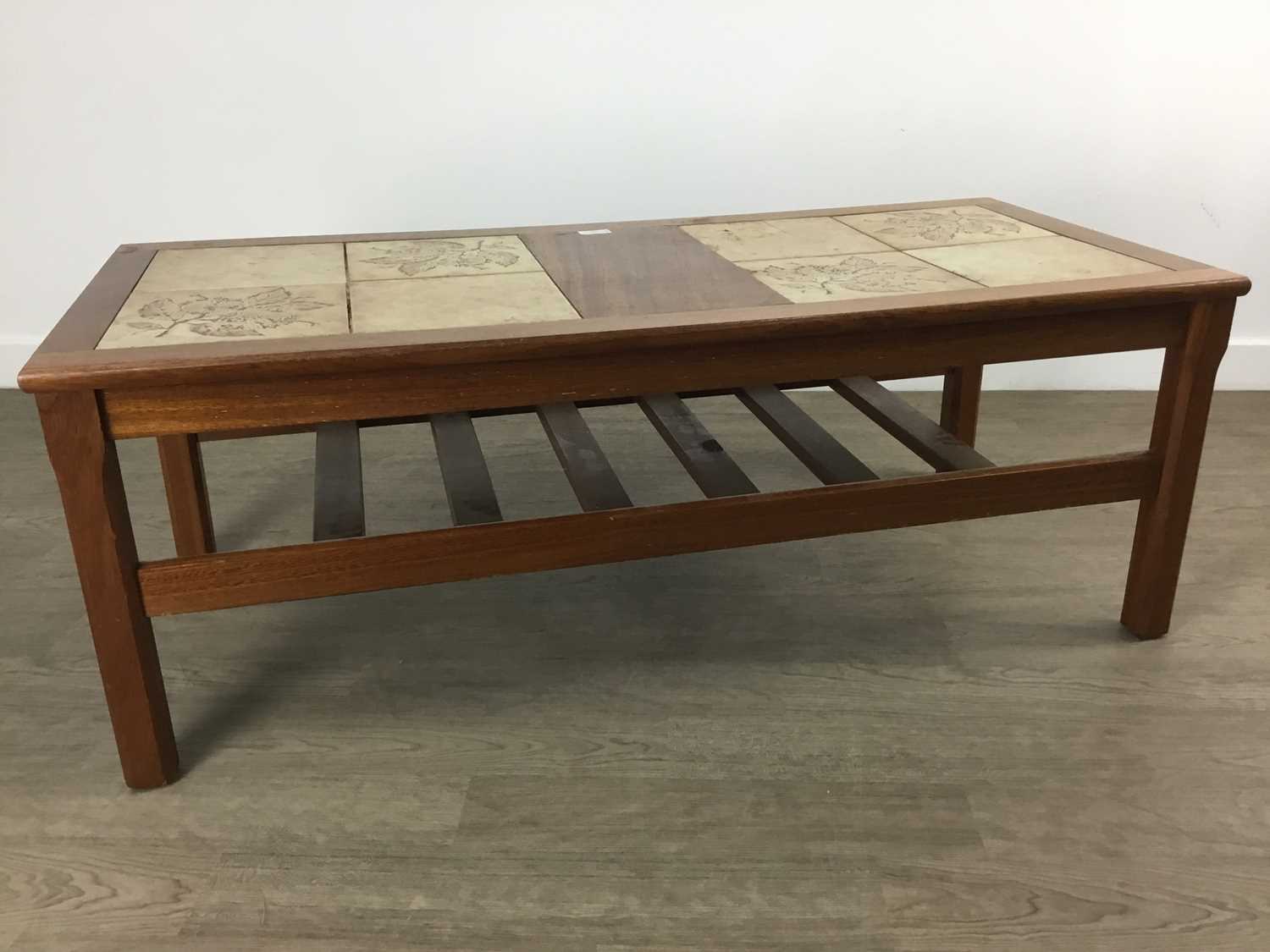 Lot 107 TILE TOPPED COFFEE TABLE,