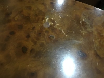 Lot 78 - WALNUT DEMI LUNE CABINET