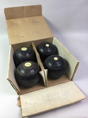 Lot 109 - TWO SETS OF LAWN BOWLS
