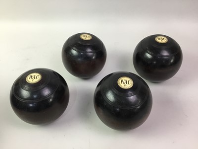 Lot 109 - TWO SETS OF LAWN BOWLS