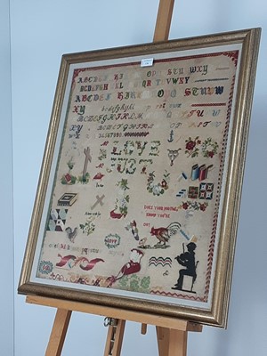 Lot 170 - LATE 19TH CENTURY SAMPLER