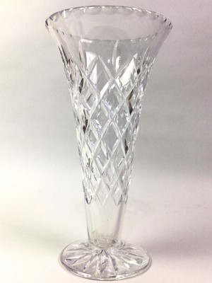 Lot 268 - CRYSTAL VASE