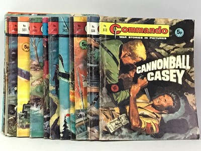 Lot 184 - GROUP OF COMMANDO COMICS