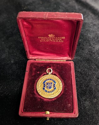 Lot 1658 - NEIL 'NEILLY' GIBSON OF RANGERS F.C., SCOTTISH LEAGUE CHAMPIONSHIP GOLD MEDAL