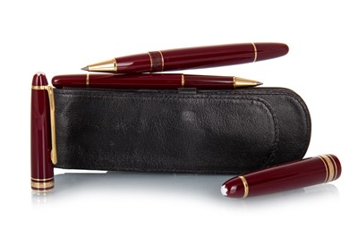 Lot 801 - MONT BLANC MEISTERSTUCK TWO PEN SET